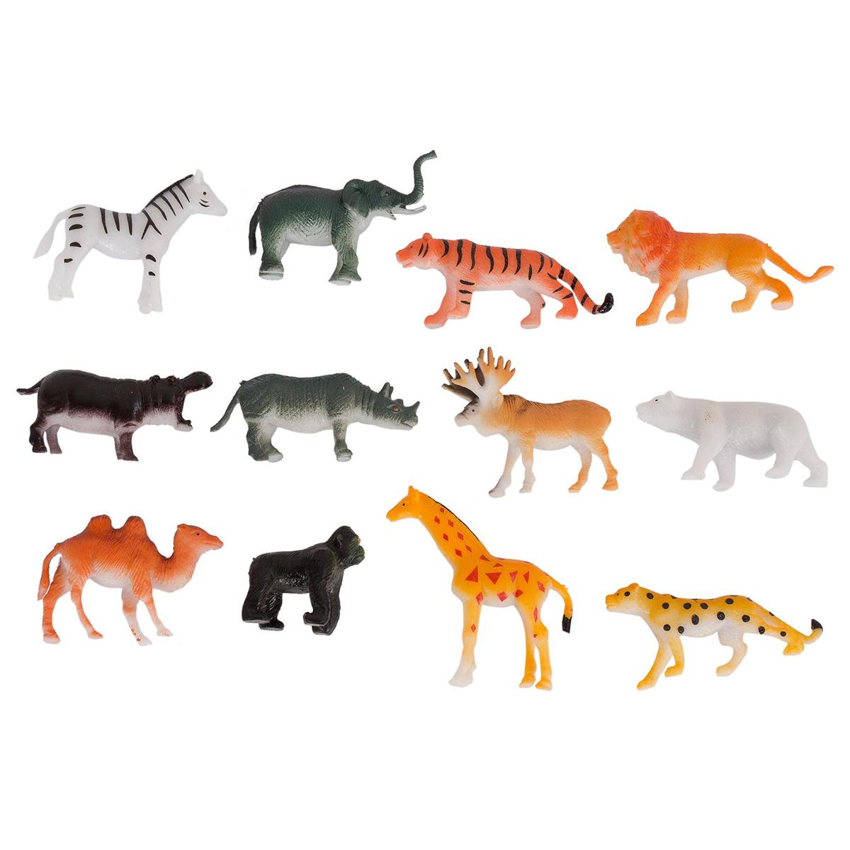 Nature's Critters,6-pc,Wild animals,2/s,PVC bag, header card
