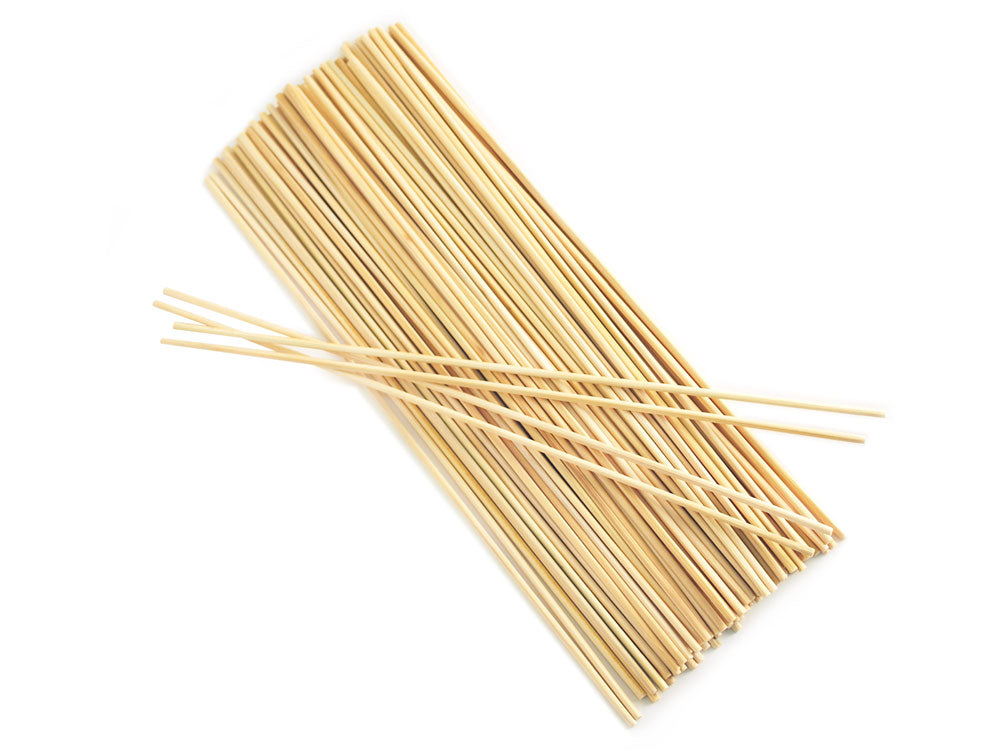 Craftwood: 10" Natural Thin Bamboo Dowel x85 (2.5mm thick)