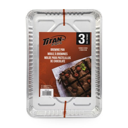 TITAN ULTRA BROWNIE PAN 3/PK