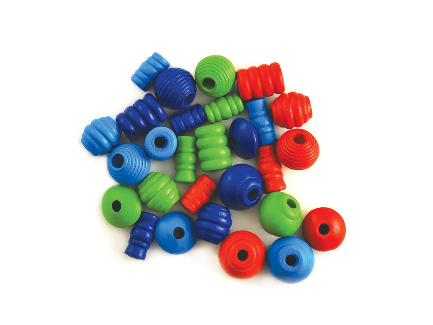 Craftwood: Asst Fancy Beads 28/pk Colored