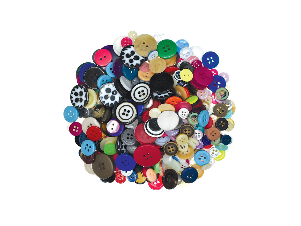 Button Embellishment: 150g Buttons Mega-Pack Medley
