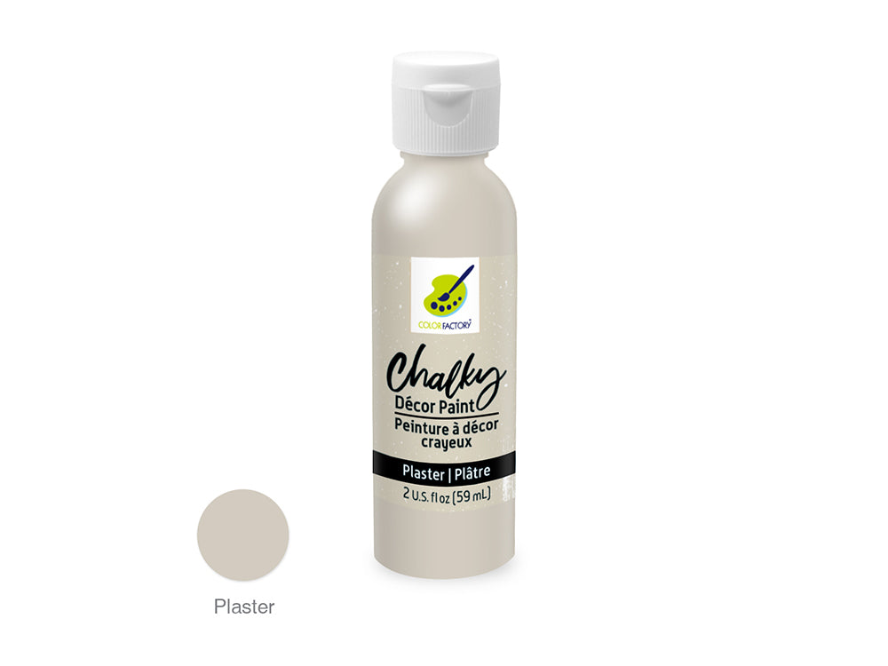 Color Factory: 2oz Chalky Decor Paint CD01-CD10 CD02) Plaster