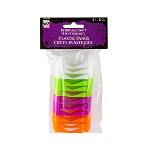Party Gear 12ct Plastic Fangs, pbh