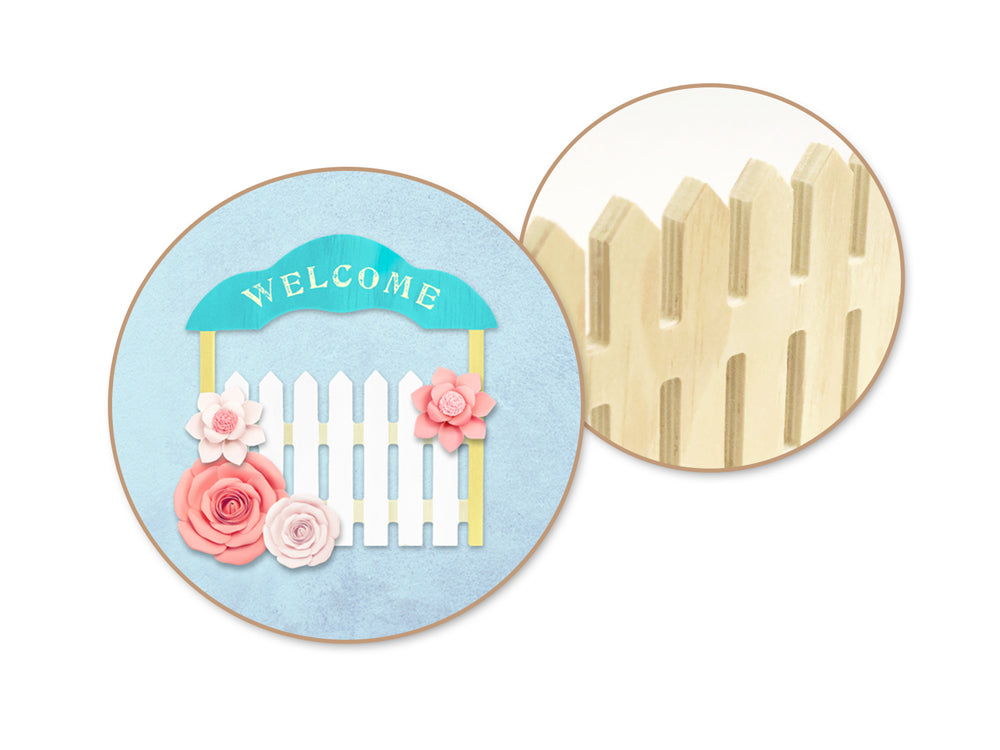 Wood Craft: 6.7" DIY Barn/Ranch Door 6.5mm(T)