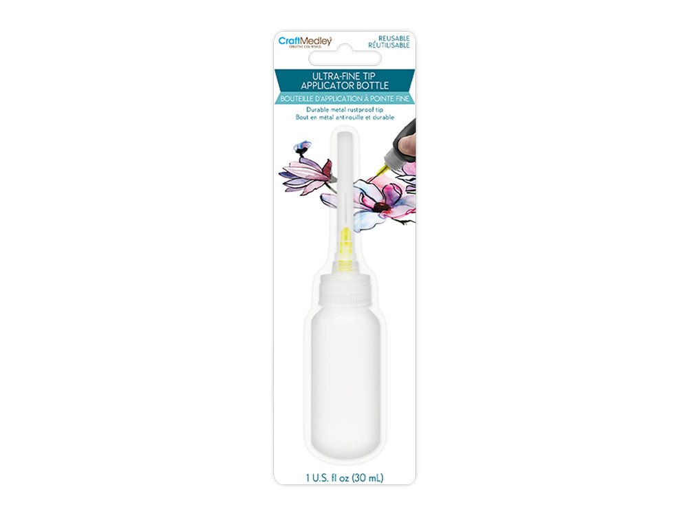 Plastic Bottles: 1 fl oz 0.8mm Tip Fine-Liner Applicator Bottle