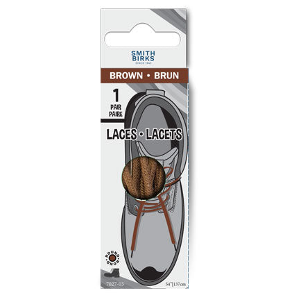 54" LACES - BOOT (1PR) BROWN