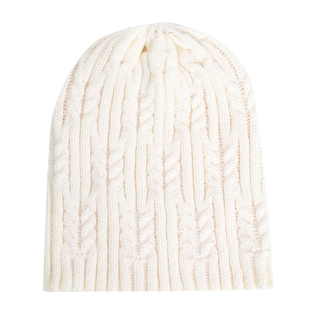 Nordic T. Girls Cable Knit Beanie, 3 asst, hang tag