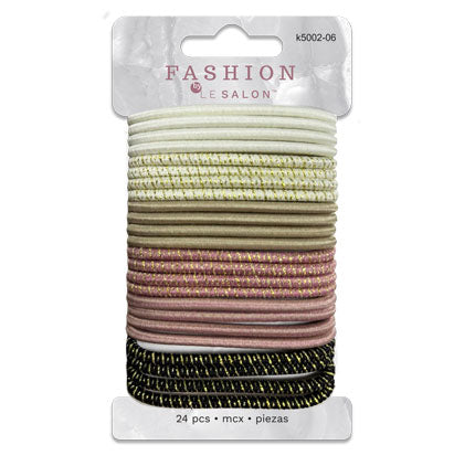 HAIR ELASTIC - 24 PCS 8*14CM