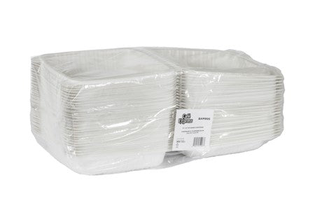CAFE EXPRESS MFPP HINGED CONTAINER 9" X 9" 50/PK x 3/CS