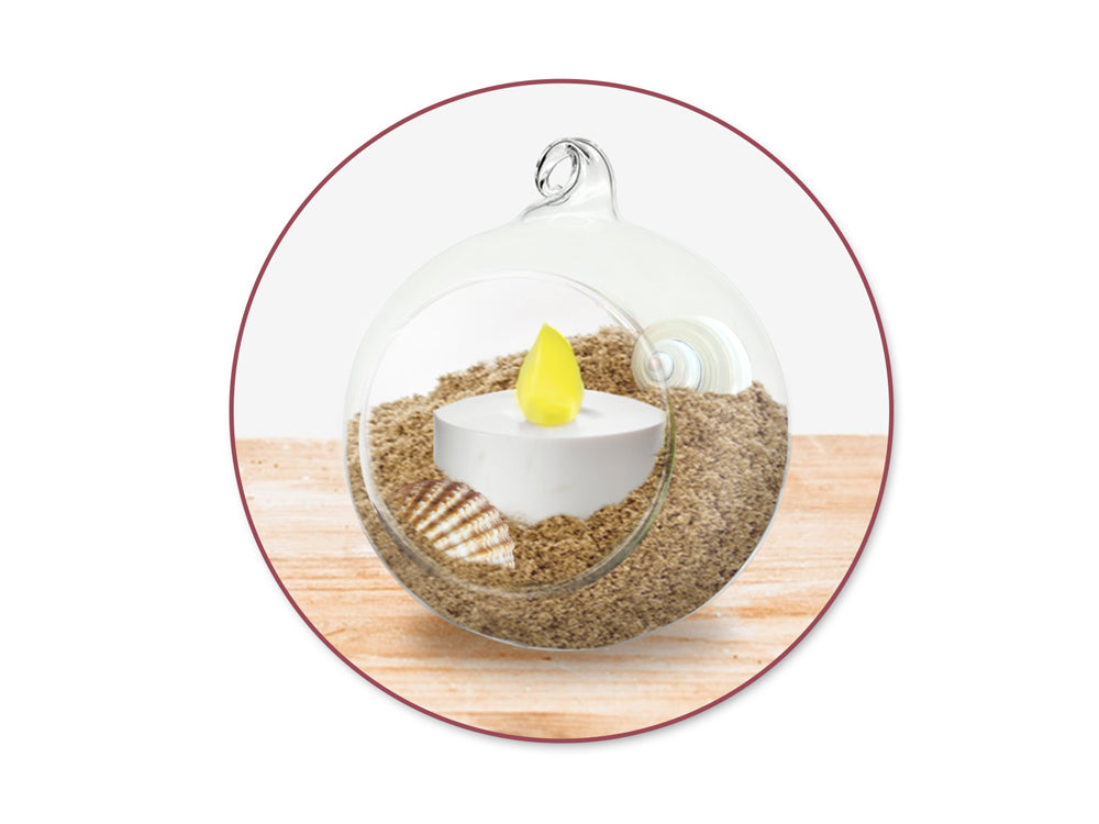 Craft Décor: 10cm DIY Terrarium Clear Ornamental Glass Ball