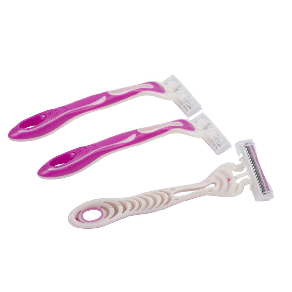 Bodico, 3-pc Ladies Razors, S/S triple blade, b/c
