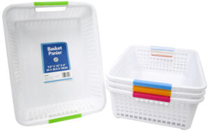 Basket with Colour Handle