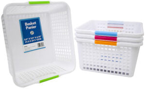 Basket with Colour Handle