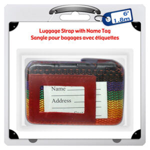 Luggage Strap with Name Tag