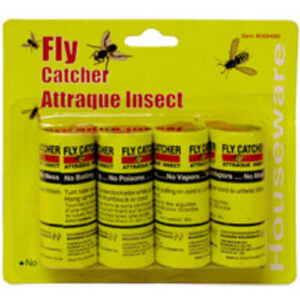 Trap Fly/Bug Catcher Ribbon 4Pk