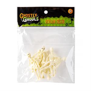 G.Ghouls 6ct 3" Plastic Skeleton PBH
