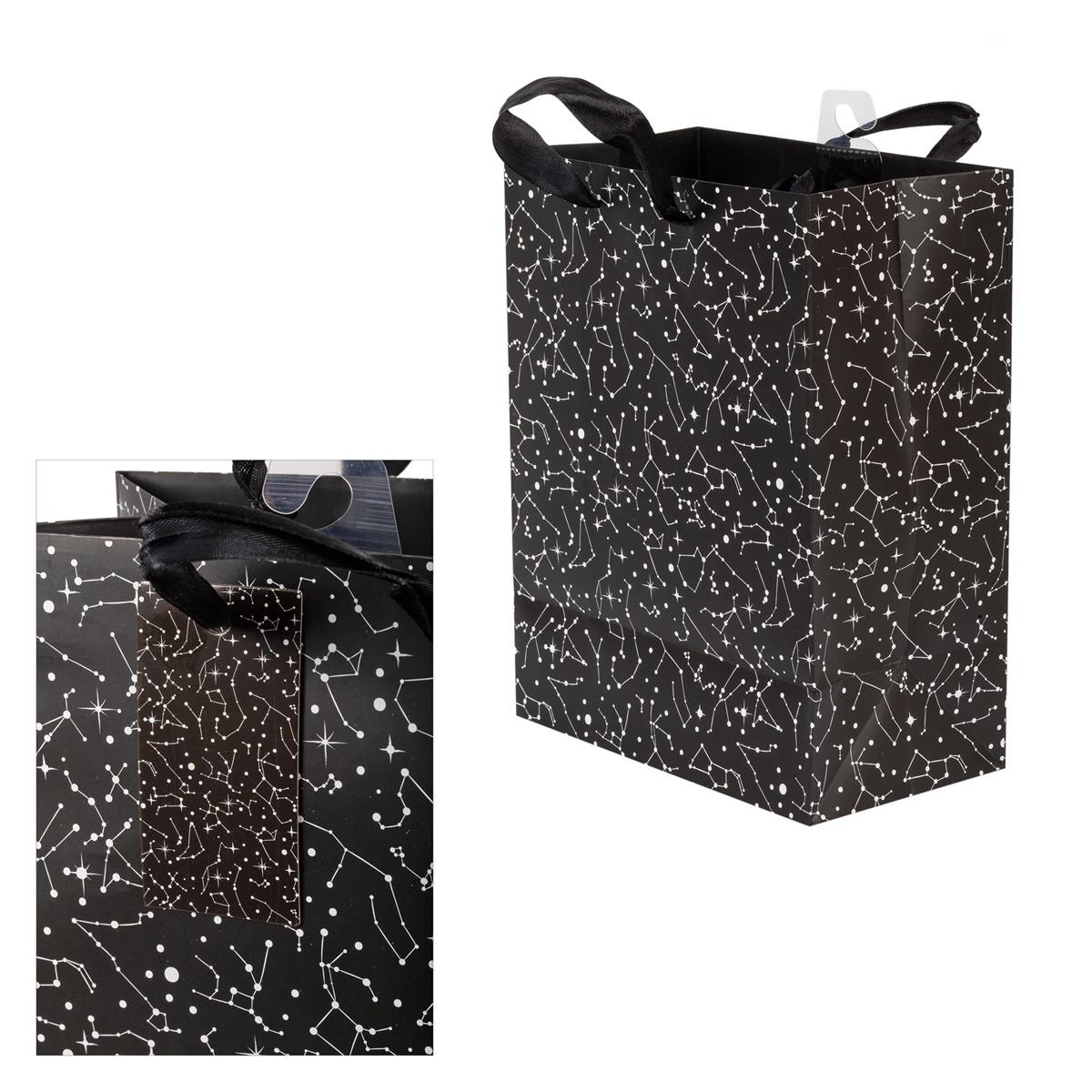 Paper T. Gift Bag, Medium, Zodiac, Matte 157GSM, Tag +j-hook