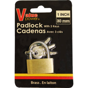 Padlock Brass 30mm