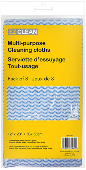 Cleaning Cloth Multipurpose 8Pk