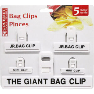 Bag Clip 5Pk Plastic