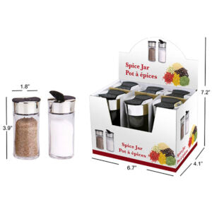 Spice Jar with Flip Top Lid