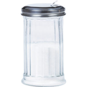 Sugar Dispenser with Pour Flap Lid