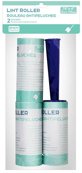 Lint Roller with 2 Extra Refills