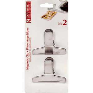 Bag Clip SS Magnetic 2Pk