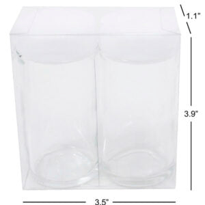 Spice Jar with Screw Top Lid 2Pk