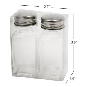 Shaker Salt/Pepper Set 2Pk