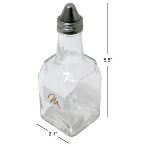 Oil/Vinegar Glass Bottle