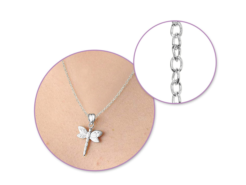 Jewelry Findings: 2mm x 1.2m Jeweler's Chain A) Silver