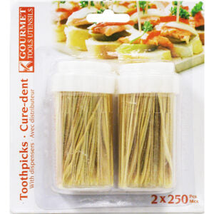 Toothpick with Dispenser 2 x 250Pc
