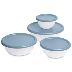 Sterilite Bowl with Lid 8Pc