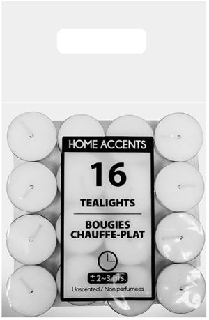 Candle Tealight 16Pk