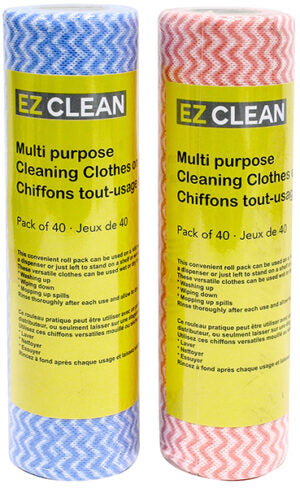 Cleaning Cloth Multipurpose Roll Non-Woven 40Pc