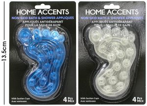 Bath and Shower Appliques 4Pk