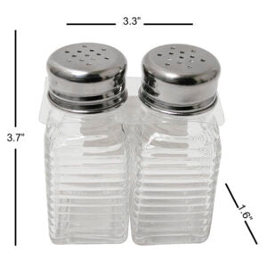 Shaker Salt/Pepper Set 2Pk