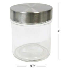 Glass Jar Round
