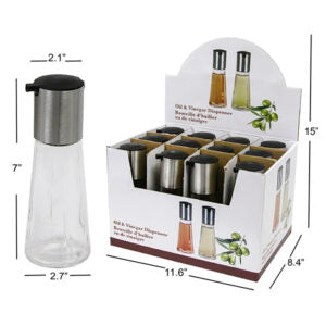 Oil/Vinegar Glass Dispenser