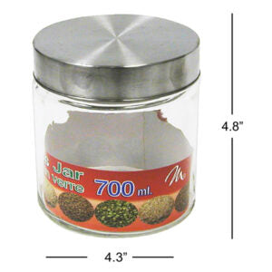 Glass Jar Round