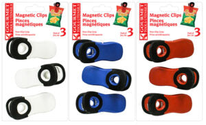 Bag Clip Heavy Duty Magnetic 3Pk