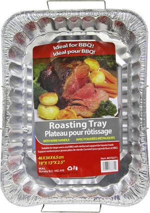 Jumbo Rectangular Foil Roaster with Rack