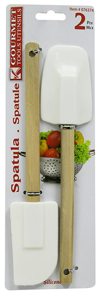 Spatula Silicone Set with Wooden Handle