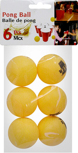 Beer Pong Balls 6Pc