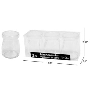 Mini Jar with Lid 3Pk