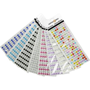 Sticker Rhinestone Medium 176Pc