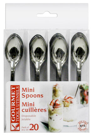 Mini Disposable Cocktail Spoon 20Pk