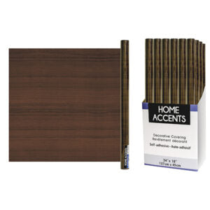 Shelf Liner Wooden Dark Brown