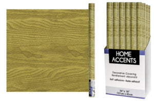 Shelf Liner Wooden Light Brown